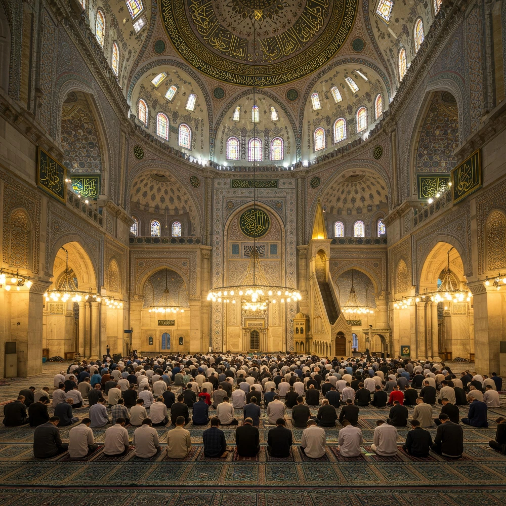 Woman in hijab holding a donation box